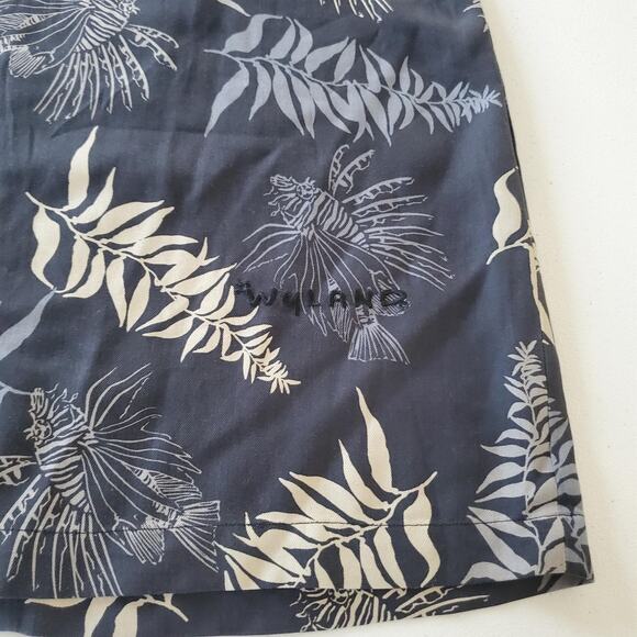 Wyland Dress Womens Small Silk Lion Fish Sea Life Sleeveless Tank Aftco Hawaii - Picture 5 of 9